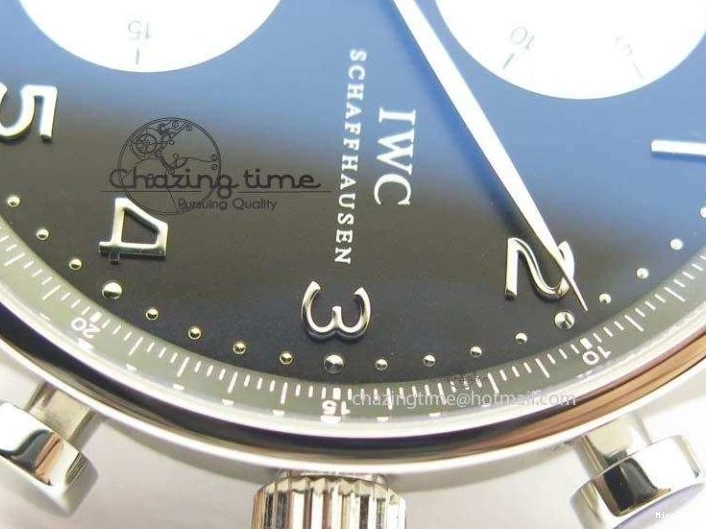 MIROTIME 0512 Modern Portuguese IW371404 ZF V3 1:1 Best Edition SS Black Dial On Black Leather Strap A 7267